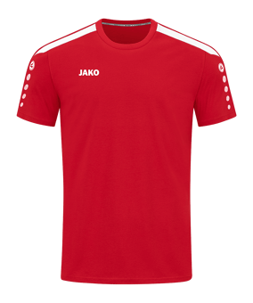 JAKO Power T-Shirt Rot Weiss F100