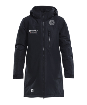 Craft Parka Jacke Kids Schwarz F9999