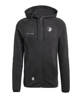 adidas Tiro Travel Hoody Schwarz