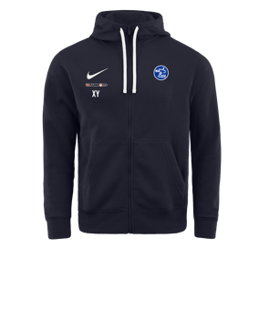 Nike Park 20 Fleece Kapuzenjacke Blau F451
