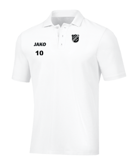 JAKO Base Poloshirt Weiss F00