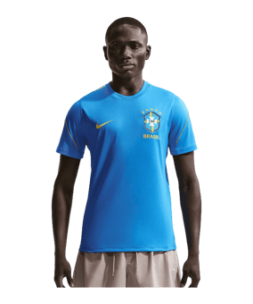 Nike CBF Brasilien Trainingsshirt Blau F435 - blau