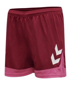 Hummel Lead Poly Shorts Damen Rot F3584 - rot