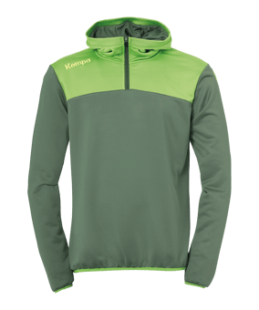 Kempa Emotion 2.0 Quarter Sweatshirt Kids Grün F15 - gruen