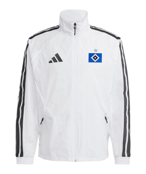 adidas Hamburger SV Anthem Jas Wit - wit