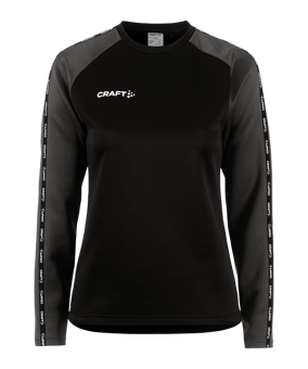 Craft Squad 2.0 Sweatshirt Damen Schwarz F999985 - schwarz