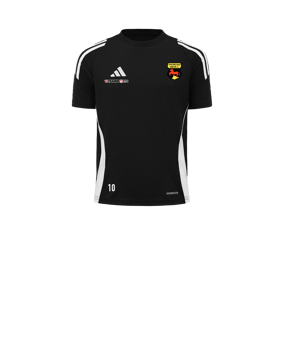 adidas Tiro 24 Trikot Kids Schwarz Weiss