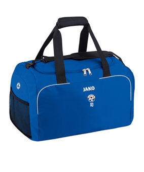 JAKO Classico Sporttasche Gr. 2 Blau Weiss F04