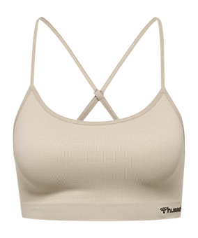 Hummel hmlJUNO Seamless Sport-BH Damen Grau F2119 - grau