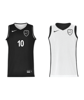 Nike Team25 Basketball Stock Reversible Trikot Kids Schwarz F010