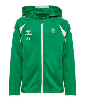hummel Core 2.0 Kapuzenjacke Kids Grün F6129