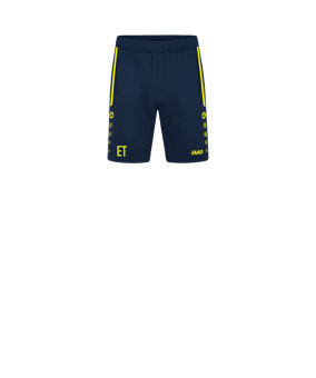 JAKO Allround Trainingsshort Kids Blau Gelb F904