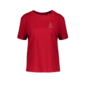 Merch Muser T-Shirt Women Red | #logo (beidseitig)