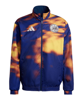 adidas Ajax Amsterdam Track Sweatshirt Blau - blau