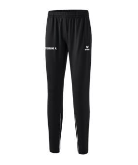 Erima Performance Trainingshose Damen Schwarz Weiss