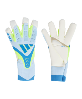 adidas Predator Pro Hybrid Cut Torwarthandschuhe Blau - blau