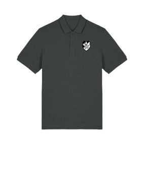 Stanley & Stella Merch Prepster 2.0 Polo Dark Heather Grau | #justlogo4c (+Rückendruck)