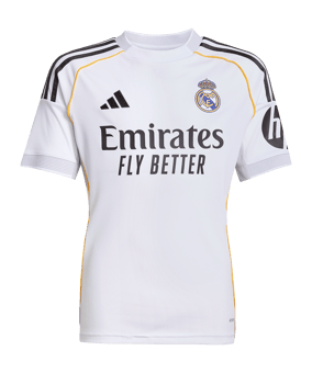 adidas Real Madrid Trikot Home 2025/2026 Kids Weiß - weiss