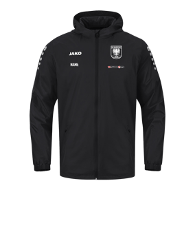 JAKO Team 2.0 Allwetterjacke Kids Schwarz F800