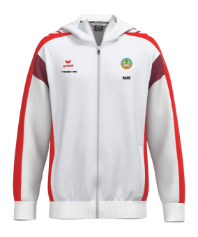 Erima Celebrate 125 Kapuzenjacke Kids Weiss