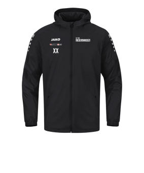 JAKO Team 2.0 Allwetterjacke Schwarz F800