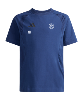 adidas Tiro Travel T-Shirt Kids Dunkelblau