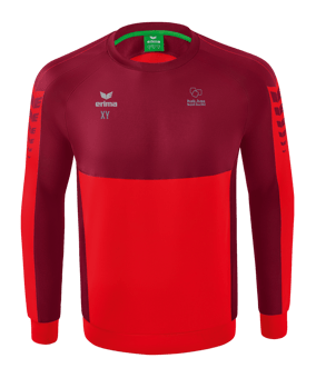 Erima Six Wings Sweatshirt Rot