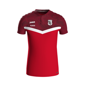 JAKO Iconic Poloshirt Rot F103