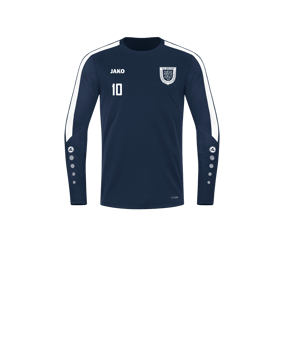 JAKO Power Sweatshirt Kids Blau Weiss F900