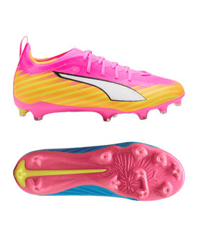 PUMA ULTRA 6 Pro FG/AG Showtime Enfants Rose C05 