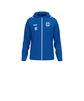 JAKO One Kapuzenjacke Kids Blau F400