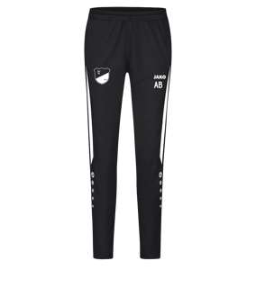 JAKO Power Polyesterhose Damen Schwarz Weiss F802