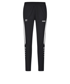 JAKO Power Polyesterhose Damen Schwarz Weiss F802
