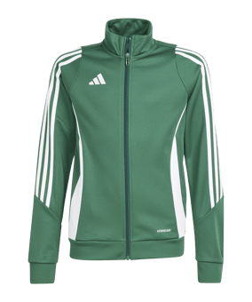 adidas Tiro 24 Trainingsjacke Kids Grün Weiss - gruen
