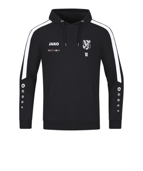 JAKO Power Hoody Schwarz Weiss F800