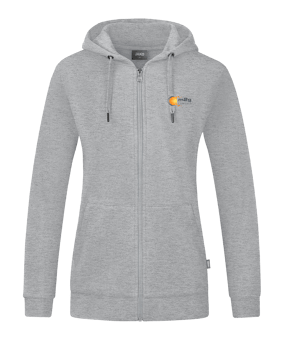 JAKO Organic Kapuzenjacke Damen Grau F520