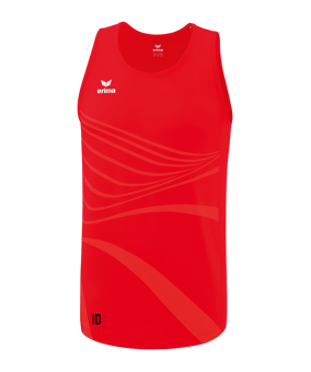 Erima Racing Singlet Kids Rot