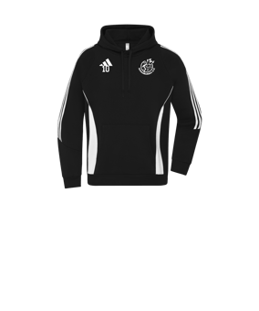 adidas Tiro 24 Hoody Kids Schwarz Weiss