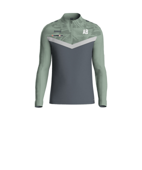 JAKO Iconic HalfZip Sweatshirt Kids Grau F852