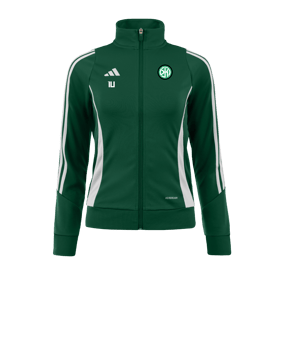 adidas Tiro 24 Trainingsjacke Damen Grün Weiss
