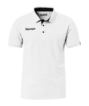 Kempa Prime Polo Shirt Weiss Schwarz F07 - weiss