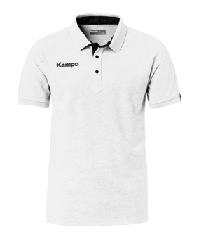 Kempa Prime Polo Shirt Wit Zwart F07 - wit