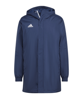adidas Entrada 22 Stadium Jacke Blau - dunkelblau