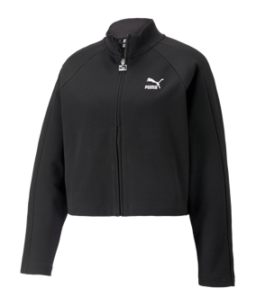 PUMA T7 Trainingsjacke Damen Schwarz F01 - schwarz