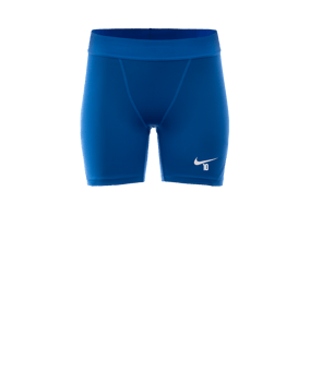 Short Nike Pro Strike femmes bleu blanc F463 