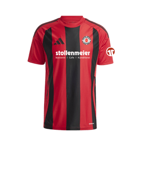 adidas Striped 24 Trikot Rot Schwarz