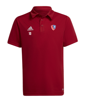 adidas Entrada 22 Poloshirt Kids Rot