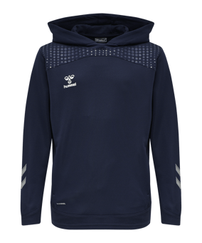 Hummel hmlLEAD Poly Hoodys Kids Blau F7026 - blau