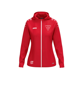 JAKO One Kapuzenjacke Damen Rot F100