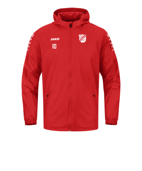 JAKO Team 2.0 Allwetterjacke Kids Rot F100